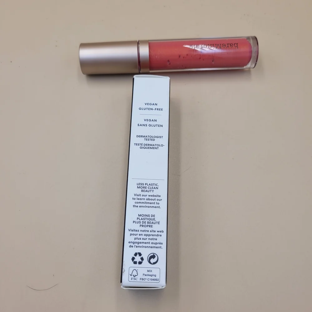 bareMinerals Lip Gloss-Balm - Trust - 0.12 fl oz New In Box